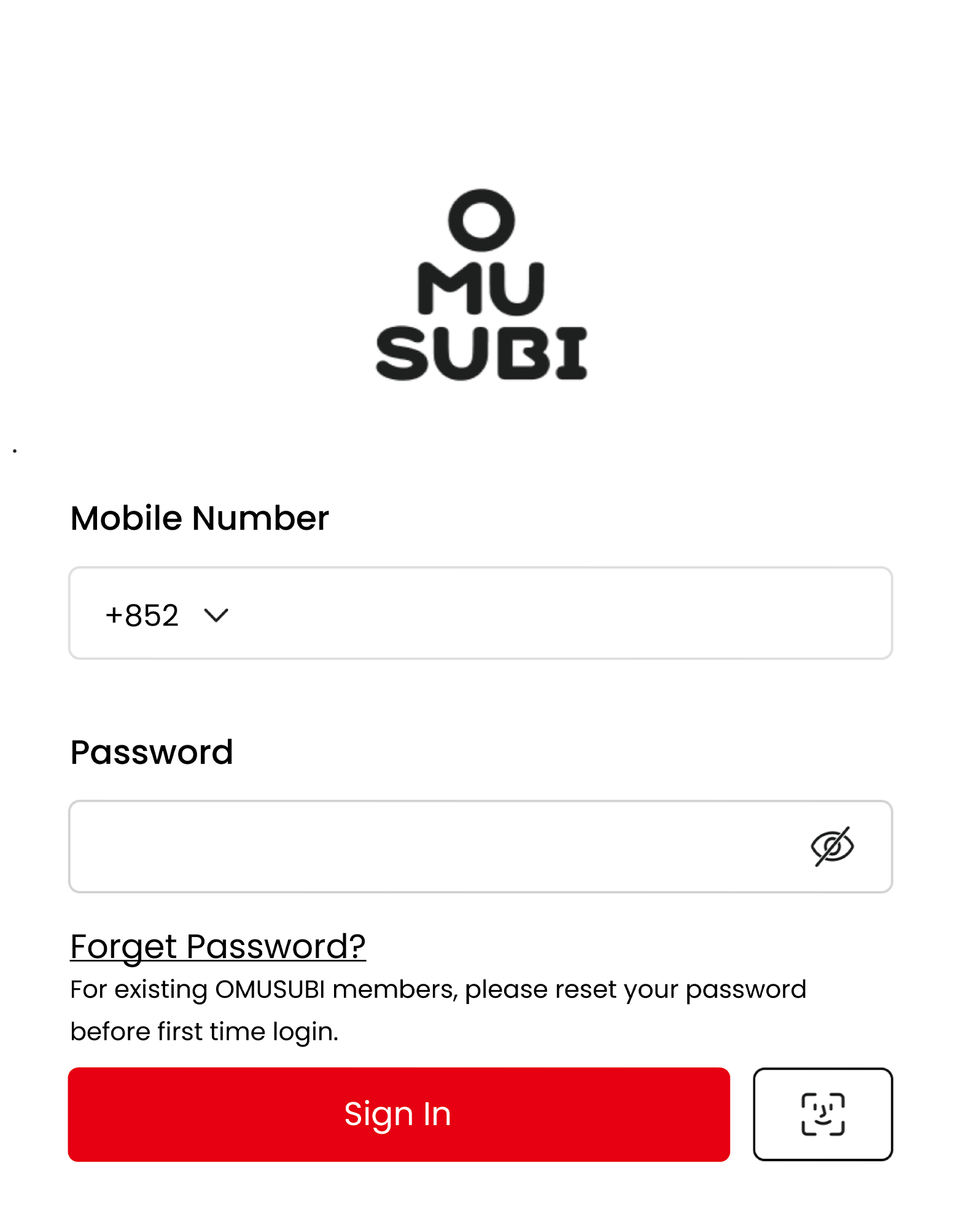 OMUSUBI App Screen