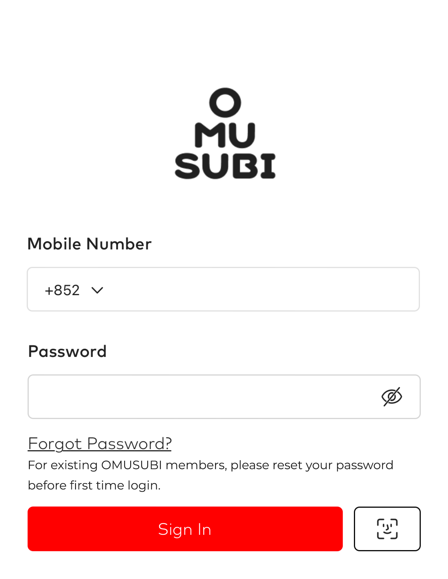 OMUSUBI App Screen